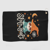 Luiaard Halloween Goals Classic T-shirt Golfhanddoek (Horizontaal)