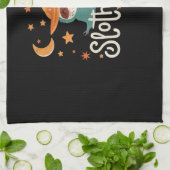 Luiaard Halloween Goals Classic T-shirt Theedoek (Gevouwen)