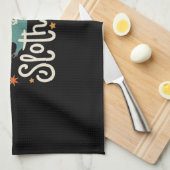 Luiaard Halloween Goals Classic T-shirt Theedoek (Quarter Fold)