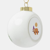 luiaard, halloween luiaard keramische bal ornament (Links)