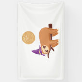 luiaard, halloween luiaard spandoek (Verticaal)