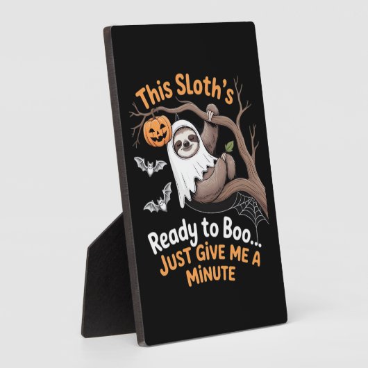 Luiaard Halloween Luiaards Schattigee Vleermuis Va Fotoplaat (Zijkant)