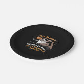 Luiaard Halloween Luiaards Schattigee Vleermuis Va Papieren Bordje (Gekanteld)