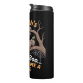 Luiaard Halloween Luiaards Schattigee Vleermuis Va Thermosbeker (Geroteerd rechts)