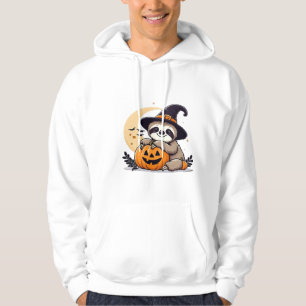 Luiaard Halloween Motief Cute Klassiek T-shirt