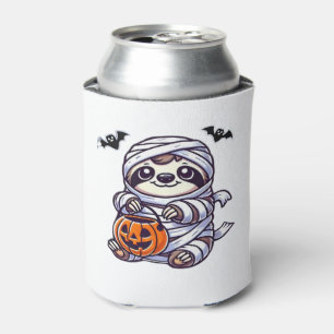 Luiaard Halloween Mummy Kinder Vrouwen Mannen Luia Blikjeskoeler