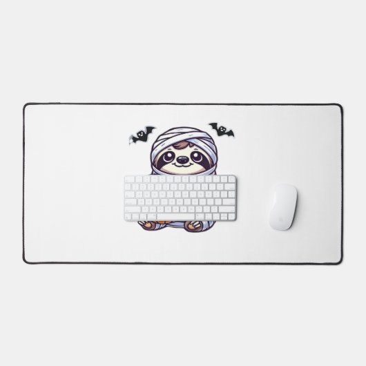 Luiaard Halloween Mummy Kinder Vrouwen Mannen Luia Bureaumat (Keyboard & Muis)