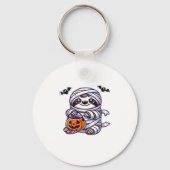 Luiaard Halloween Mummy Kinder Vrouwen Mannen Luia Sleutelhanger (Voorkant)