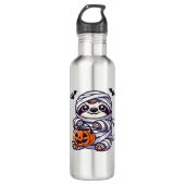 Luiaard Halloween Mummy Kinder Vrouwen Mannen Luia Waterfles (Voorkant)