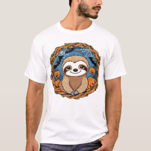 luiaard, halloween, oktober, herfst, thanksgiving  t-shirt