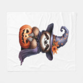 Luiaard Halloween Outfit Classic T-shirt Fleece Deken (Voorkant (Horizontaal))