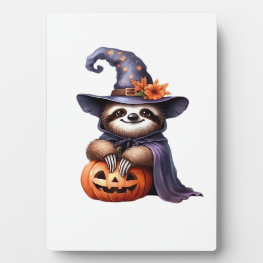 Luiaard Halloween Outfit Classic T-shirt Fotoplaat (voorkant)