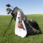 Luiaard Halloween Outfit Classic T-shirt Golfhanddoek (Groen)