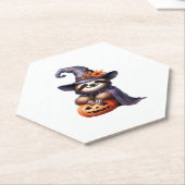 Luiaard Halloween Outfit Classic T-shirt Kartonnen Onderzetters (Schuin)