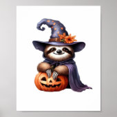 Luiaard Halloween Outfit Classic T-shirt Poster (Voorkant)