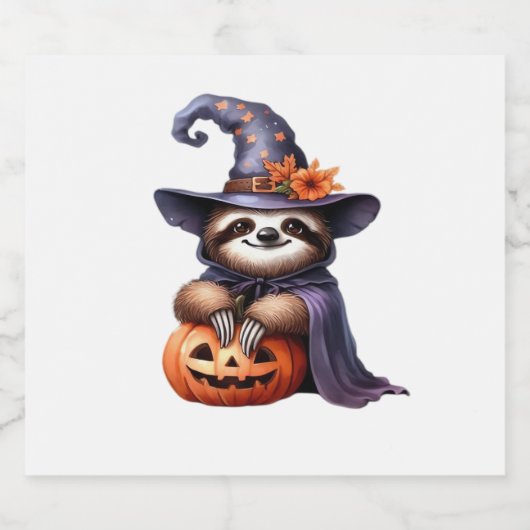 Luiaard Halloween Outfit Classic T-shirt Sparkling Wijnetiket (Enkel label)