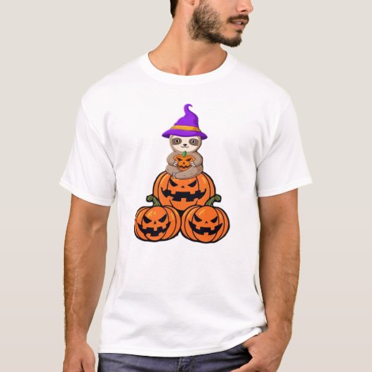 Luiaard Halloween Premium T-Shirt (Voorkant)