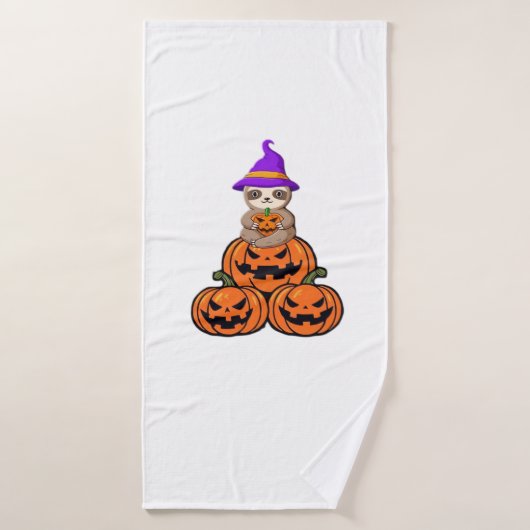 Luiaard Halloween Premium T-shirt Badhanddoek (Badhanddoek)