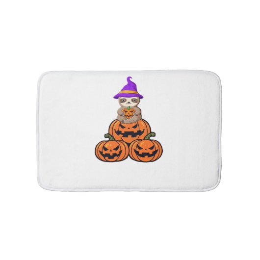 Luiaard Halloween Premium T-shirt Badmat (Voorkant)