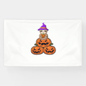 Luiaard Halloween Premium T-shirt Spandoek (Horizontaal)