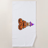 Luiaard Halloween Premium T-shirt Strandlaken (Voorkant)