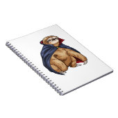 Luiaard Halloween Vampire Classic T-shirt Notitieboek (Rechterzijde)