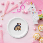 Luiaard Halloween Vampire Classic T-shirt Papieren Bordje (Feest)