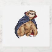 Luiaard Halloween Vampire Classic T-shirt Sparkling Wijnetiket (Enkel label)