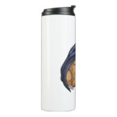 Luiaard Halloween Vampire Classic T-shirt Thermosbeker (Gedraaid links)