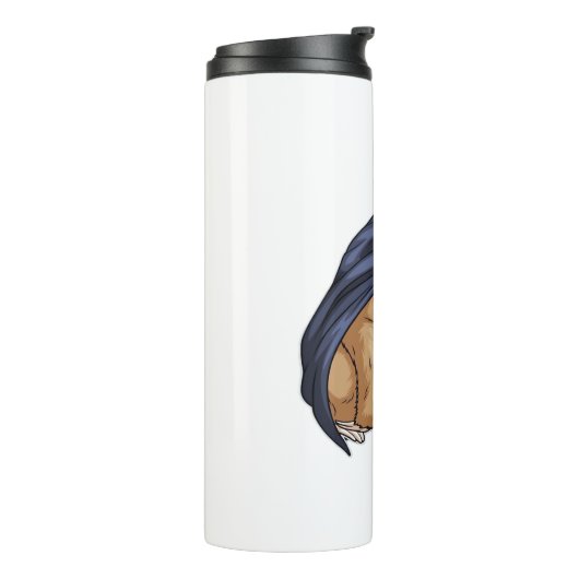 Luiaard Halloween Vampire Classic T-shirt Thermosbeker (Gedraaid links)