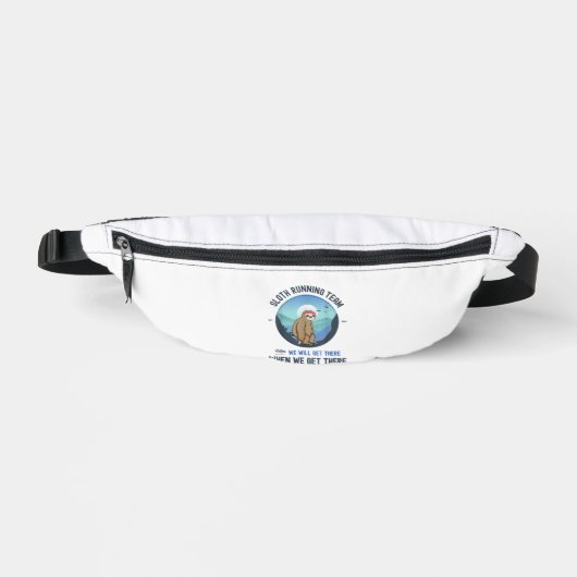 Luiaard Hardloop Shirt T-Shirt Heuptasje (Voorkant)