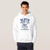 Luiaard Hardloop Team Hoodie (Voorkant volledig)