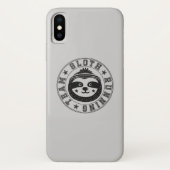 Luiaard hardloopteam Case-Mate iPhone case (Achterkant)