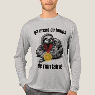 luiaard, het kost tijd om niets te doen Tri-Blend shirt