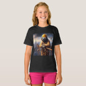 Luiaard Het werken van het Hoge Staal T-shirt (Voorkant volledig)