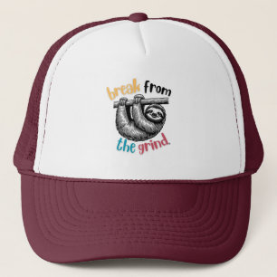 Luiaard Hoed Trucker Pet