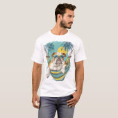 Luiaard Hond � Lui Grappig Hondje T-shirt (Voorkant volledig)