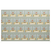 Luiaard hoogspringen stof (Fat Quarter)