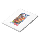Luiaard Hot Dog 4 juli BBQ Notitieblok (Linkerzijde)