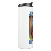 Luiaard Hot Dog 4 juli BBQ Thermosbeker (Gedraaid links)