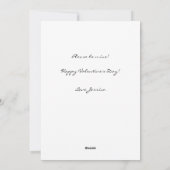 Luiaard Ik Hou Van Jou Zo Luiaard Valentijnsdag Ka Feestdagenkaart (Achterkant)