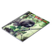 Luiaard in boomfoto notitieboek (Linkerzijde)