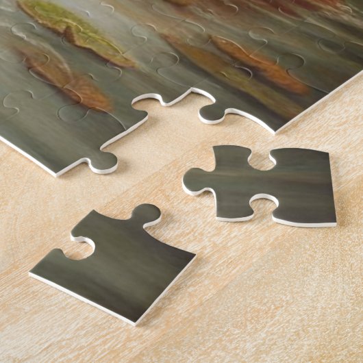 Luiaard in een kano legpuzzel (Zijkant)
