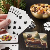 Luiaard in een kano pokerkaarten (Insitu)