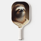 Luiaard in het oude Rome Pickleball Paddle (Achterkant)