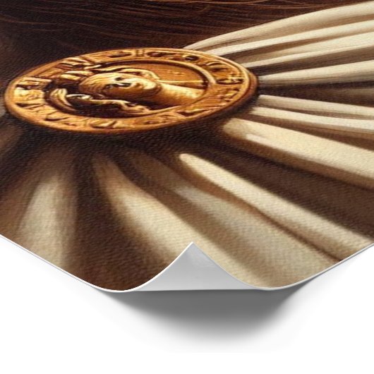 Luiaard in het oude Rome Poster (Hoek)