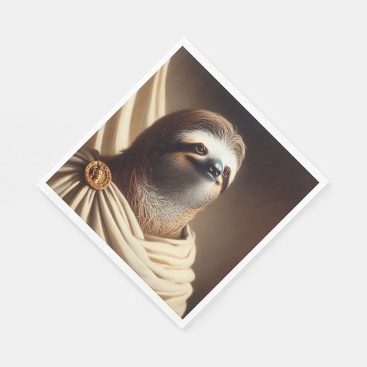 Luiaard in het oude Rome Servet (Hoek)