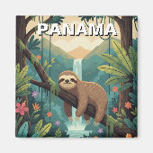 Luiaard in regenwoud Panama Magneet (Voorkant)