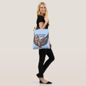 Luiaard in relax tote bag (Op model)