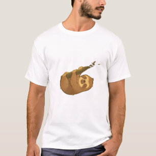 Luiaard in zijn kleine boom Klassiek T-shirt
